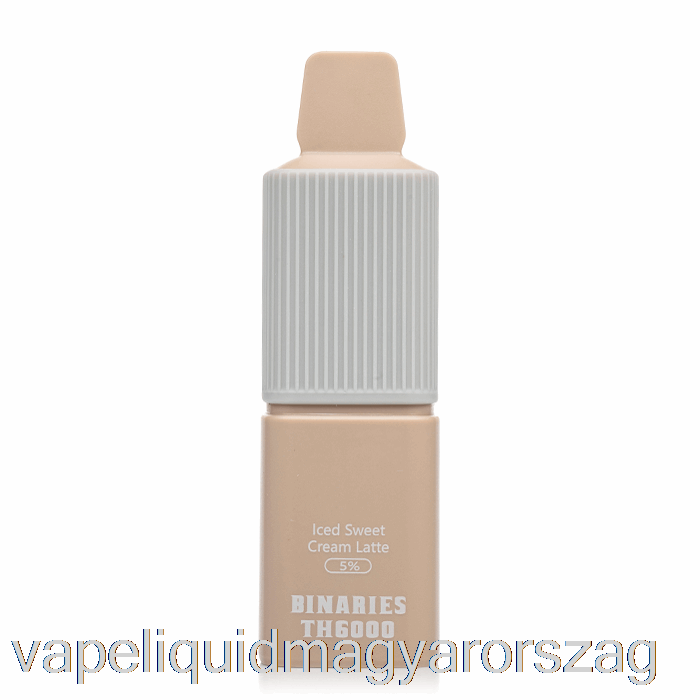 Horizon Binárisok Th6000 Eldobható Jeges édes Krém Latte Vape Folyadék